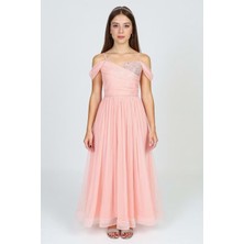 Dilina Kız Çocuk Şifon Abiye M00747