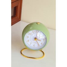 Dekoratif Alarmlı ve Işıklı Masa Saati Hediyelik Dekor Masaüstü Saat