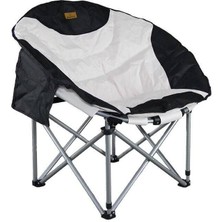 Madfox Moonchair Deluxe Katlanır Kamp Sandalyesi Siyahgri