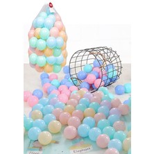 Vavbaby Oyun Havuz Topu Şişme 50 Adet 6 cm Eğlenceli Renkli Toplar 1+ Yaş İçin