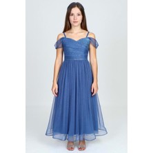 Dilina Kız Çocuk Şifon Abiye M00747
