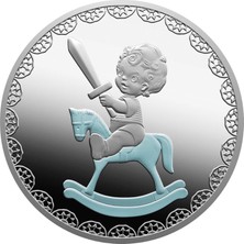 Rimagold Rimagold Erkek Çocuk Madalya Gümüş Sikke Coin