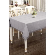 Asu 160X220 cm Tek Masa Örtüsü Gri