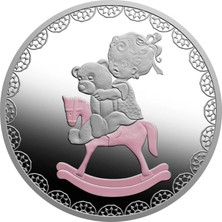 Rimagold Rimagold Kız Çocuk Madalya Gümüş Sikke Coin