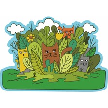 Sticker Usta Kedi Çetesi Sticker Araba Oto Kask Motosiklet Sticker 02504