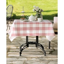 Madame Coco Majori Silinebilir Masa Örtüsü - Kırmızı - 140x140 Cm