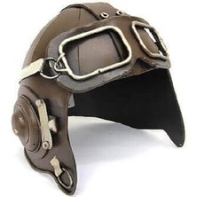 Dekoratif Metal Pilot Kaskı C0710