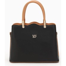Levidor Siyah-Camel Kadın Omuz Çantası 930065