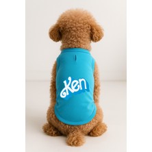 Kedi ve Köpek Kıyafeti & Elbisesi - Turkuaz Ken Atlet