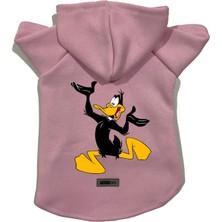 Kapişonlu Polar Sweatshirt Köpek ve Kedi Kıyafeti & Elbisesi - Pembe Duffy