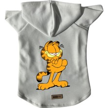 Kapişonlu Polar Sweatshirt Köpek ve Kedi Kıyafeti & Elbisesi - Garfield