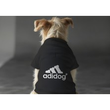 Kedi ve Köpek Kıyafeti & Elbisesi - Siyah Sweatshirt Adidog