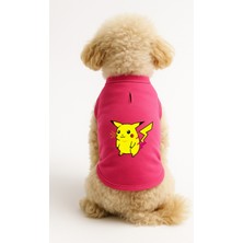 Kedi ve Köpek Kıyafeti & Elbisesi - Pembe Pikachu Atlet