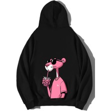 Brz Collection Unisex Oversize Pembe Panter Hoodie