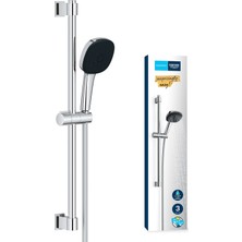 Grohe Vitalio Comfort 110 Sürgülü Duş Seti, 110MM Kare 3 Akışlı (Masaj, Yağmur & Jet) El Duşu, 600MM
