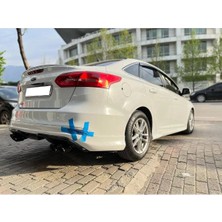 Ford Focus 3 Sedan Arka Ek Karlık Mat Siyah Plastik Makyajlı Kasa - Makyajsız