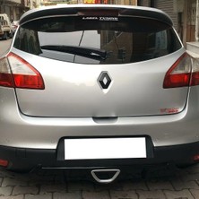 Renault Megane 3 Rs Egzoz Görünümlü Difüzör Coupe Parak Siyah Plastik
