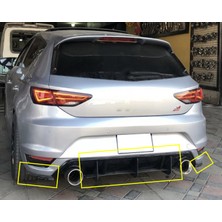 Seat Leon Mk3 Aero Arka Tampon Flap Flaplar Splitter Bıçak