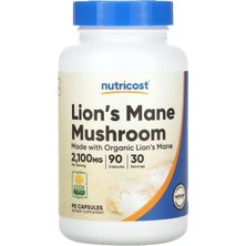 Nutricost Lions Mane Capsules (Mwo) (700 Mg) 90 Kapsül