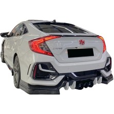 Honda Civic Fc5 6 Parça Arka Flap Parlak Siyah Plastik