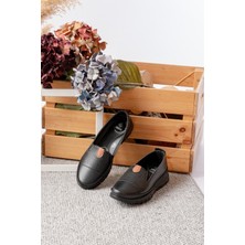 Kadın Wanetti Delikli Babet Anne Ayakkabısı Günlük Ayakkabı Babet