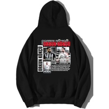 Brz Collection Unisex Oversize Orkun Kökçü Hoodie Siyah