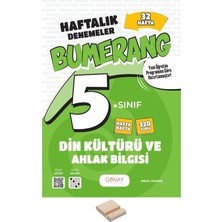 Günay Yayınları 5. Sınıf Bumerang 32 Haftalık Din Denemeleri+ Telefon Standı