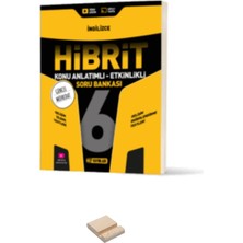 Hız Yayınları 6. Sınıf Hibrit Etkinlikli Ingilizce Soru Bankası ve Telefon Standı