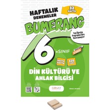 Günay Yayınları 6. Sınıf Bumerang 32 Haftalık Din Denemeleri+ Telefon Standı