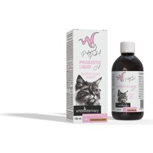 Whiteveterinay Kediler Için Sindirim Sistemi Destekleyici Probiyotik Liquid 100 ml