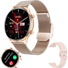 Bunnys Huawei Enjoy 70X Uyumlu Su Geçirmez Akıllı Saat Mini 1.32 Inç Amoled