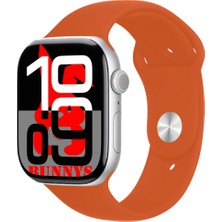 Bunnys Huawei P30 Pro New Edition Uyumlu Turuncu Akıllı Saat WATCH10 2025 Hediyeli Amoled Ekran