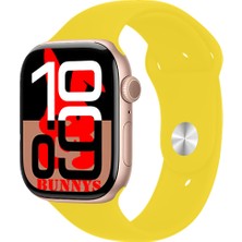 Bunnys Xiaomi Bunnys Redmi Note 9 Uyumlu Sarı Akıllı Saat WATCH10 2025 Hediyeli Amoled Ekran