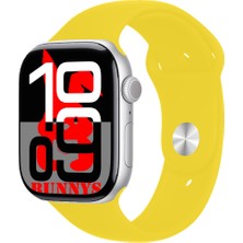 Bunnys Apple iPhone 15 Pro Max Uyumlu Sarı Akıllı Saat WATCH10 2025 Hediyeli Amoled Ekran