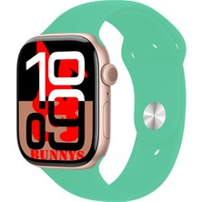Bunnys Apple iPhone 14 Uyumlu Su Yeşili Akıllı Saat WATCH10 2025 Hediyeli Amoled Ekran