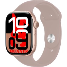 Bunnys Xiaomi Mi 9 Uyumlu Gül Akıllı Saat WATCH10 2025 Hediyeli Amoled Ekran