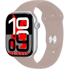 Bunnys Samsung Galaxy A30S Uyumlu Gül Akıllı Saat WATCH10 2025 Hediyeli Amoled Ekran