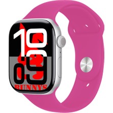 Bunnys Oppo A55S Uyumlu Pembe Akıllı Saat WATCH10 2025 Hediyeli Amoled Ekran