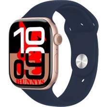 Bunnys Samsung Galaxy A50 Uyumlu Lacivert Akıllı Saat WATCH10 2025 Hediyeli Amoled Ekran