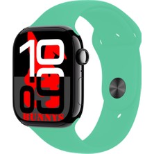 Bunnys Apple iPhone 13 Uyumlu Su Yeşili Akıllı Saat WATCH10 2025 Hediyeli Amoled Ekran