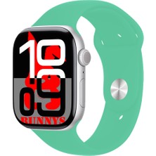 Bunnys Oppo F19 Uyumlu Su Yeşili Akıllı Saat WATCH10 2025 Hediyeli Amoled Ekran