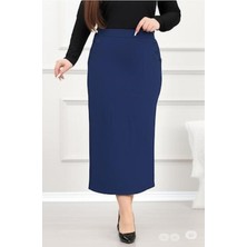 Cepli (Dügme Detaylı 93-94CM) Kalem Etek