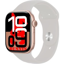 Bunnys Redmi Note 11 Uyumlu Taş Akıllı Saat WATCH10 2025 Hediyeli Amoled Ekran