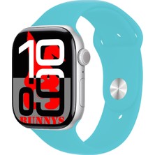 Bunnys Samsung Galaxy A10 Uyumlu Turkuaz Akıllı Saat WATCH10 2025 Hediyeli Amoled Ekran