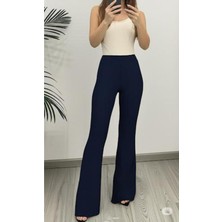 Scuba Krep Ispanyol Paça Pantolon