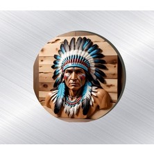 Altınuç Art Design 3 Adet 6x6 cm Uv Baskılı Ahşap Magnet V16