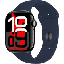 Bunnys Xiaomi Mi 9 Uyumlu Lacivert Akıllı Saat WATCH10 2025 Hediyeli Amoled Ekran