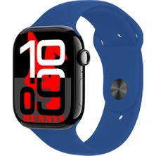 Bunnys Apple iPhone 11 Uyumlu Mavi Akıllı Saat WATCH10 2025 Hediyeli Amoled Ekran
