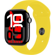 Bunnys Oppo A55S Uyumlu Sarı Akıllı Saat WATCH10 2025 Hediyeli Amoled Ekran