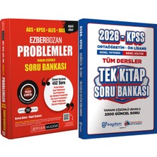 2026 Ags Kpss Ales Dgs Ezberbozan Problemler Çözümlü Soru Bankası - Ortaöğretim Ön Lisans Tek Kitap Soru